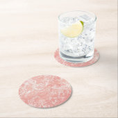 rosa Marmor des Untersetzer (Vor Ort)