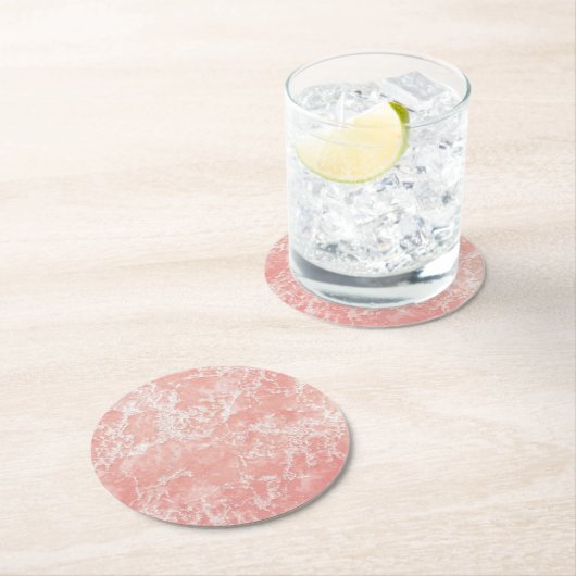 rosa Marmor des Untersetzer (Vor Ort)