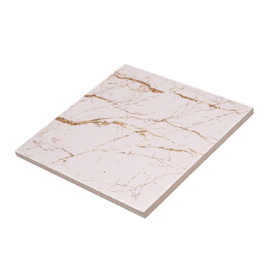 Rosa Marmor Fliese (Seite)