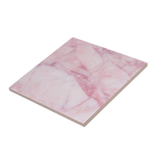 Rosa Marmor Fliese (Seite)