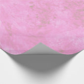 Rosa Marmor Geschenkpapier (Ecke)