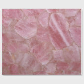 Rosa Marmor Geschenkpapier (Flach)