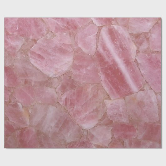 Rosa Marmor Geschenkpapier (Flach)