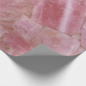Rosa Marmor Geschenkpapier (Ecke)