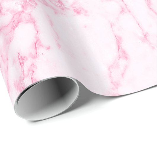 Rosa Marmor Geschenkpapier (Rolleneckpunkt)