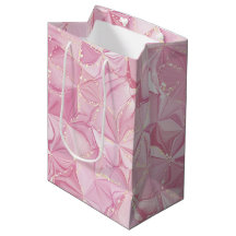 Rosa Marmor Gold Geode abstraktes Muster