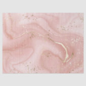 Rosa Marmor Gold Glitter Abstractes Muster Seidenpapier (Vorderseite)
