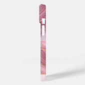 Rosa Marmor Gold Glitzer Case-Mate iPhone Hülle (Rückseite / Links)