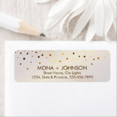 Rosa Marmor Gold Glitzer Sparkle Confetti Dots (Insitu)