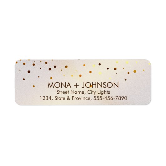 Rosa Marmor Gold Glitzer Sparkle Confetti Dots (Vorne)