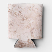 Rosa Marmor: goldener Hintergrund. Dosenkühler (Vorderseite)