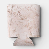 Rosa Marmor: goldener Hintergrund. Dosenkühler (Rückseite)