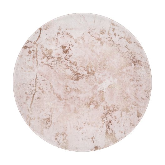 Rosa Marmor: goldener Hintergrund. Schneidebrett (Vorderseite)