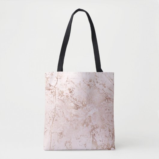 Rosa Marmor: goldener Hintergrund. Tasche (Vorderseite)