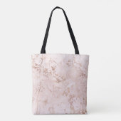 Rosa Marmor: goldener Hintergrund. Tasche (Rückseite)