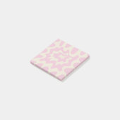 Rosa Marmor Groovy Wavy Strip Moderner Frühling Post-it Klebezettel (angewinkelt)