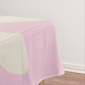 Rosa Marmor Groovy Wavy Strip Moderner Frühling Tischdecke (Beispiel)