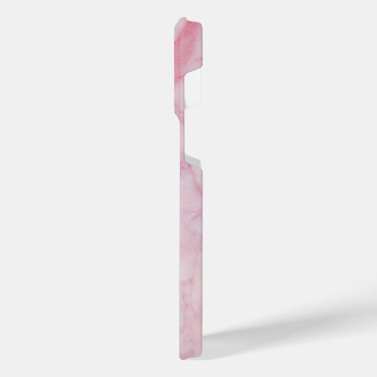 Rosa Marmor iPhone Hülle (Linke Seite)