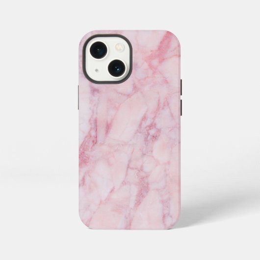 Rosa Marmor iPhone Hülle (Rückseite)