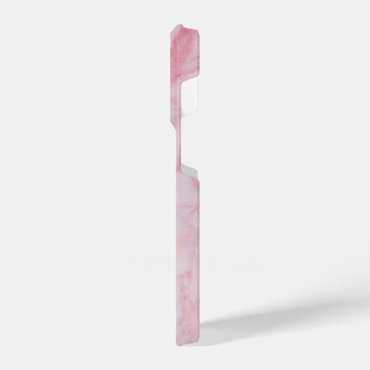 Rosa Marmor iPhone Hülle (Linke Seite)