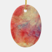 Rosa Marmor Keramik Ornament (Vorne)