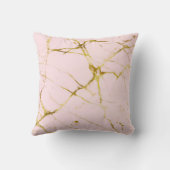 Rosa Marmor Kissen (Rückseite)