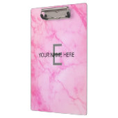 Rosa Marmor Klemmbrett (Links)