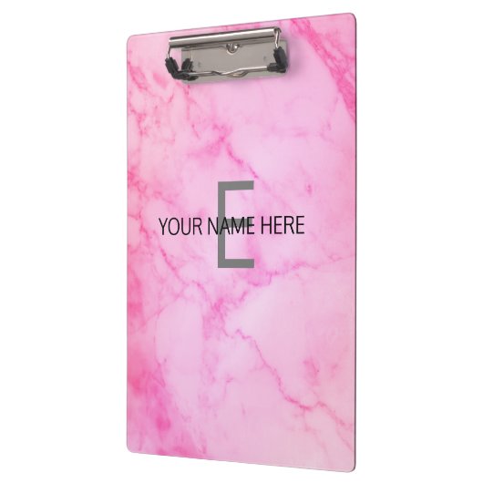 Rosa Marmor Klemmbrett (Links)