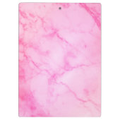 Rosa Marmor Klemmbrett (Rückseite)