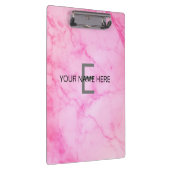 Rosa Marmor Klemmbrett (Rechts)