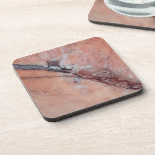 Rosa Marmor mit Fehler Untersetzer (Linke Seite)