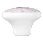 Rosa Marmor mit Gold Hübsch Keramikknauf (Seitenansicht)