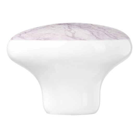 Rosa Marmor mit Gold Hübsch Keramikknauf (Seitenansicht)