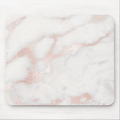 rosa Marmor Mousepad (Vorne)