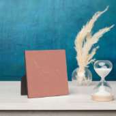 Rosa Marmor-Muster mit Gold Fotoplatte (InSitu)