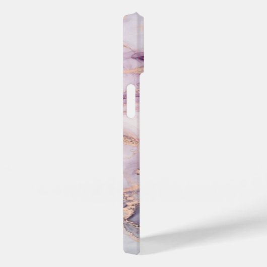 Rosa Marmor niedlich elegant grau Case-Mate iPhone Hülle (Rückseite / Rechts)