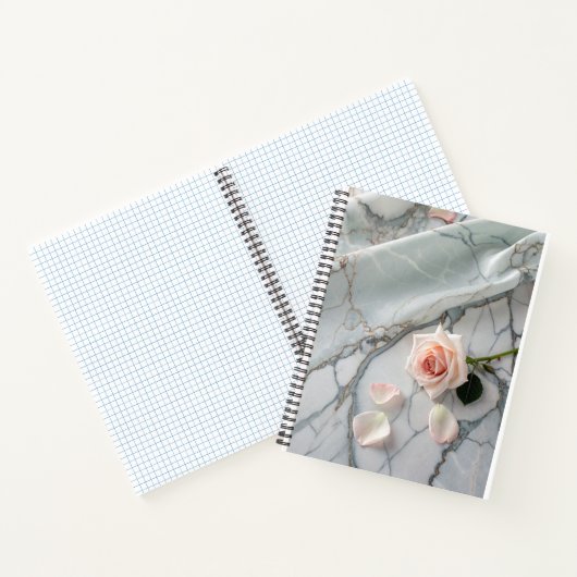 Rosa-Marmor-Notebook Notizblock (Innenseite)