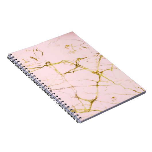 Rosa Marmor Notizblock (Rechte Seite)