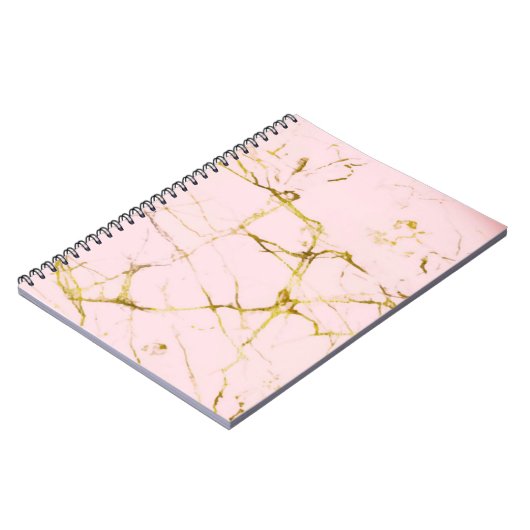 Rosa Marmor Notizblock (Linke Seite)