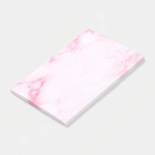 Rosa Marmor Post-it Klebezettel (angewinkelt)
