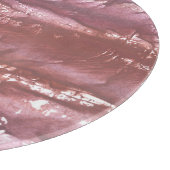 Rosa Marmor Schneidebrett (Ecke)