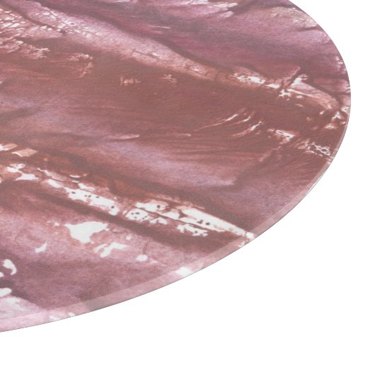 Rosa Marmor Schneidebrett (Ecke)