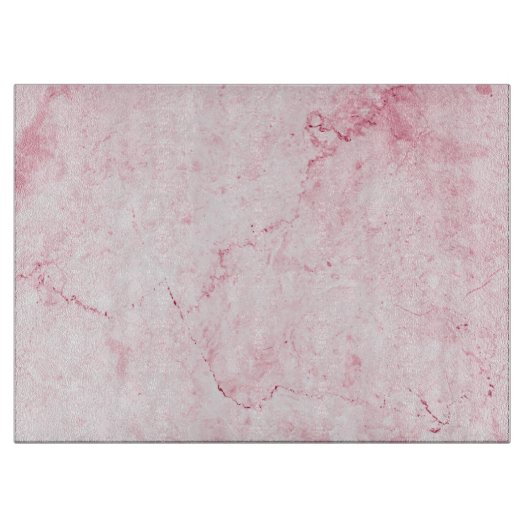 Rosa Marmor Schneidebrett (Vorderseite)