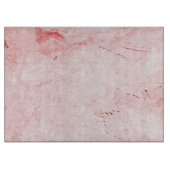 Rosa Marmor Schneidebrett (Vorderseite)