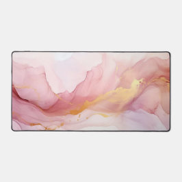 Rosa Marmor Schreibtischunterlage