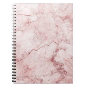 Rosa Marmor-Spiral-Notebook Notizblock