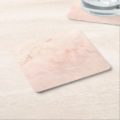 Rosa Marmor Stone Moderne Elegant Stilvoll Rechteckiger Pappuntersetzer (angewinkelt)