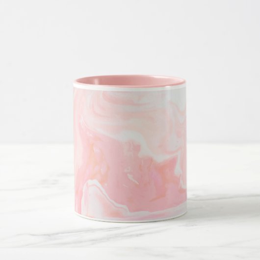 Rosa Marmor Tasse (Zentrum)