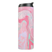 Rosa Marmor Thermosbecher (Nach links gedreht)