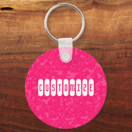 Rosa Marmor - Vorlage Schlüsselanhänger (Vorderseite)